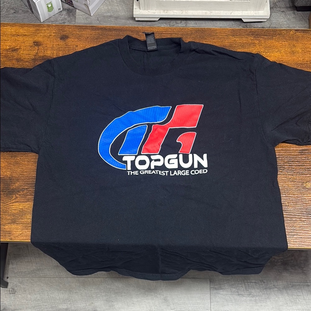 Top Gun Tglc Gran Turismo Black Graphic T-Shirt